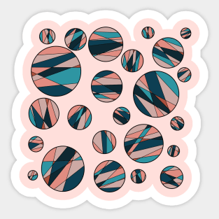 Geometric Marbles Pattern Sticker